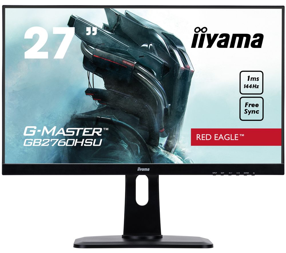 IIYAMA G-MASTER Red Eagle GB2760 Full HD 27" TN LCD Gaming Monitor - Black, Red