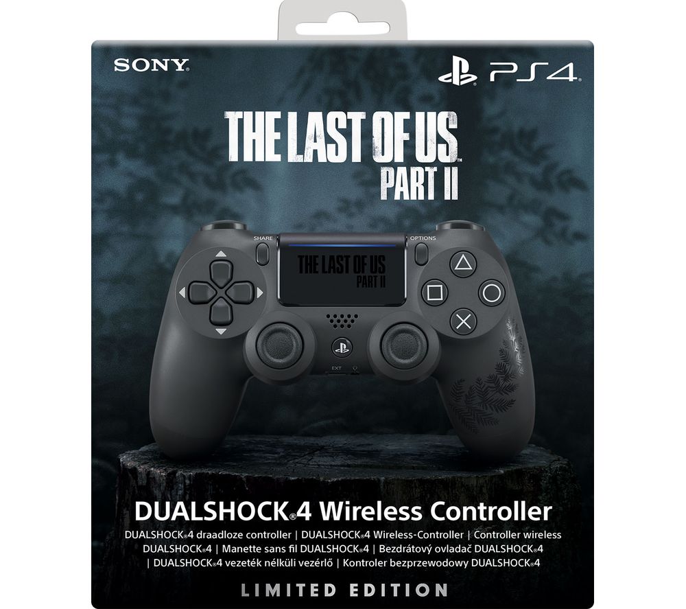 SONY Limited Edition DualShock 4 V2 Wireless Controller - The Last of Us II, Black