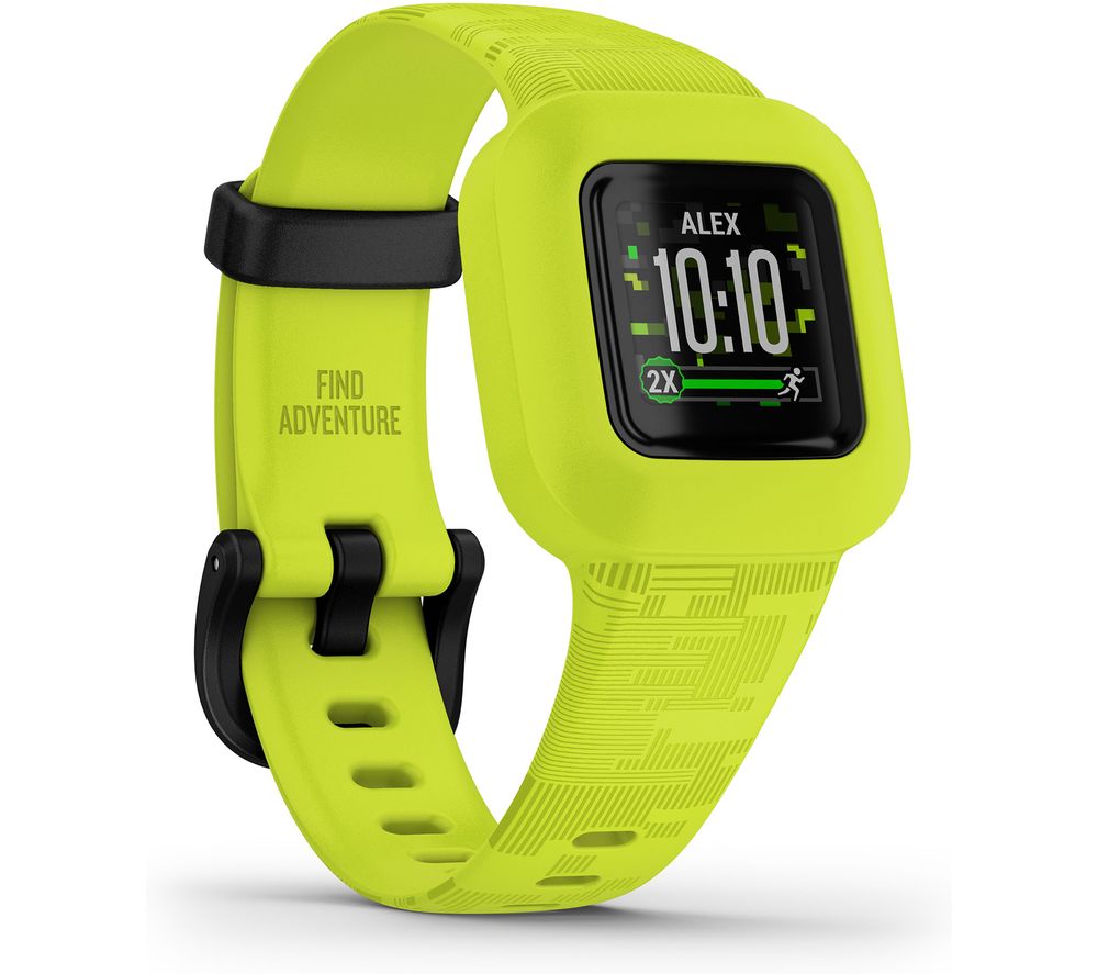 GARMIN vivofit jr. 3 Kid's Activity Tracker - Digi Camo Green, Adjustable Band, Green