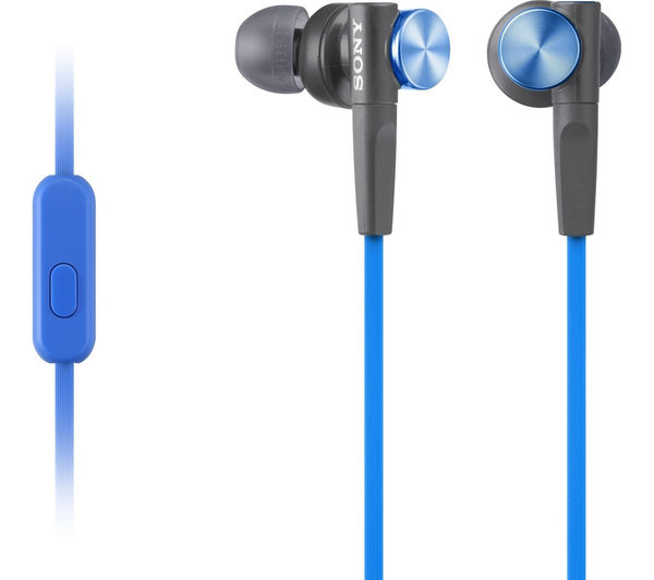 SONY MDR-XB50APL Headphones - Blue, Blue