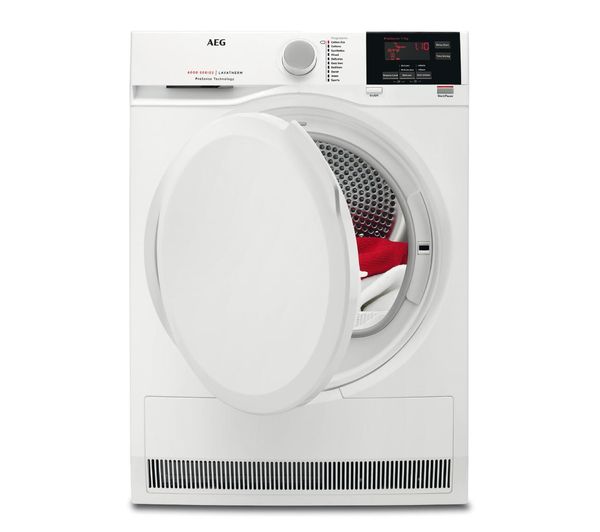 AEG Tumble Dryer  T6DBG720N 7 kg Condenser  - White, White