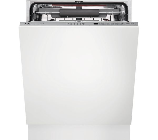 AEG FSS62700P Full-size Integrated Dishwasher, Green