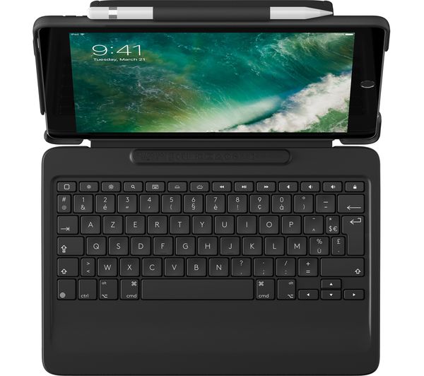 LOGITECH 10.5" iPad Pro Keyboard Folio Case - Black, Black
