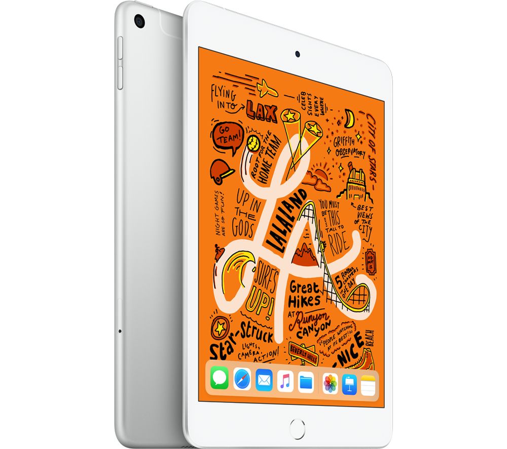 APPLE 7.9" iPad mini 5 Cellular (2019) - 64 GB, Silver, Silver