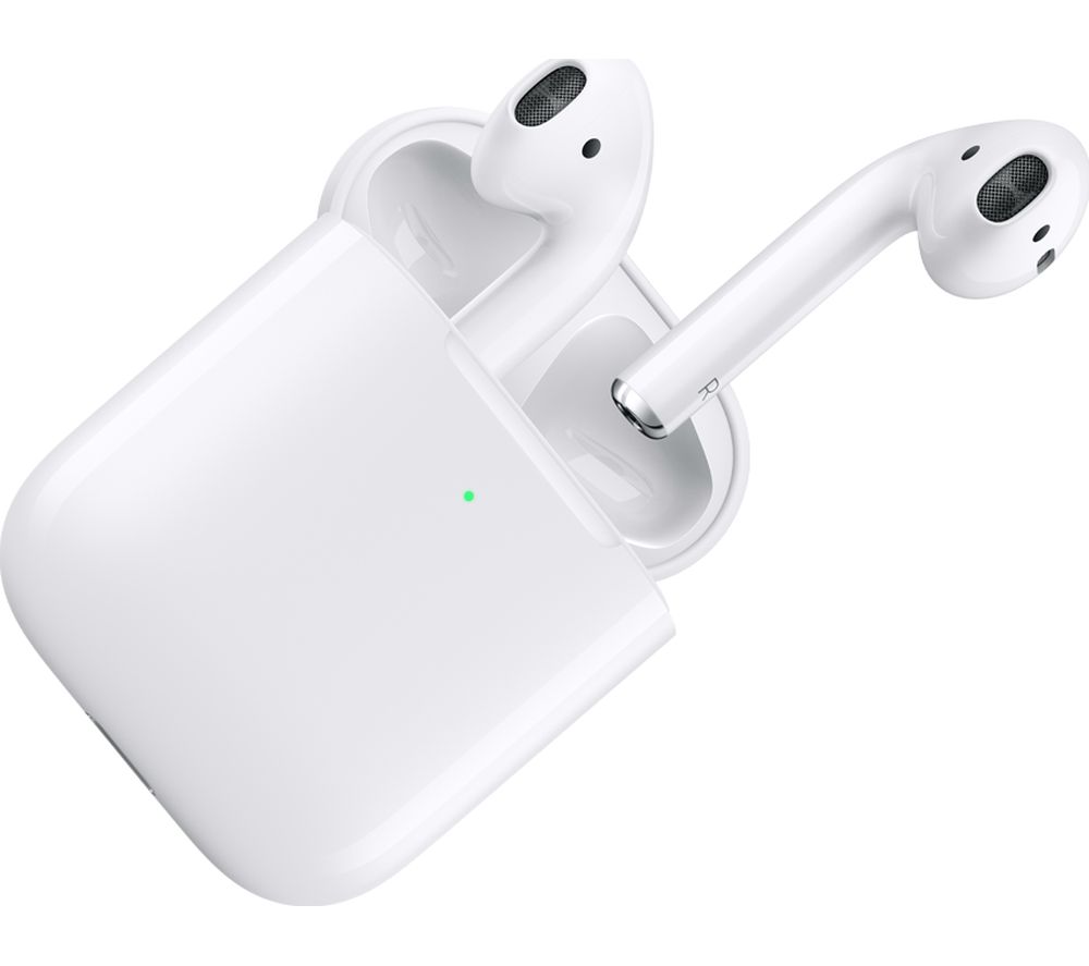 APPLE AirPods with Wireless Charging Case (2nd generation) - White, White