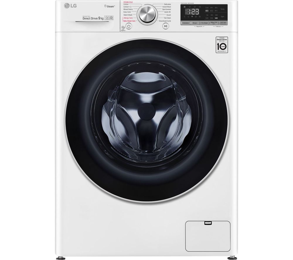 LG AI DD V5 F4V509WS WiFi-enabled 9 kg 1400 Spin Washing Machine - White, White