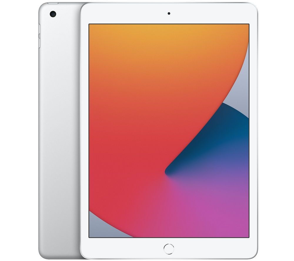 APPLE 10.2" iPad (2020) - 128 GB, Silver, Silver