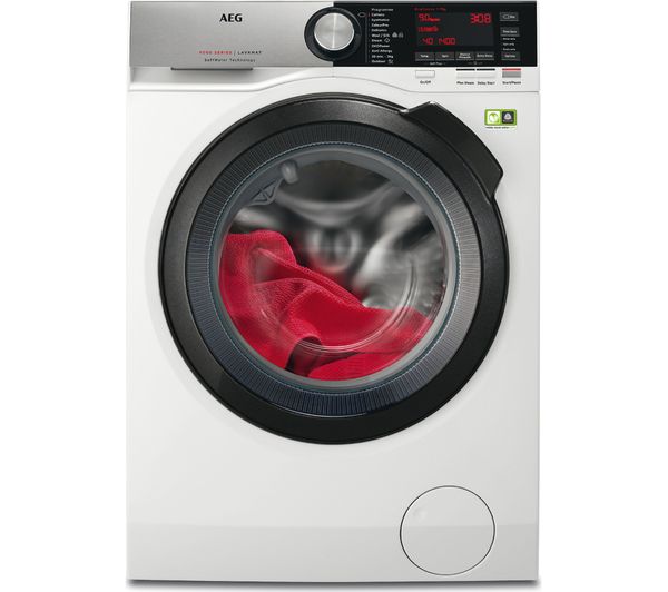 AEG Softwater 9000 L9FSC969R 9 kg 1600 Spin Washing Machine - White, White