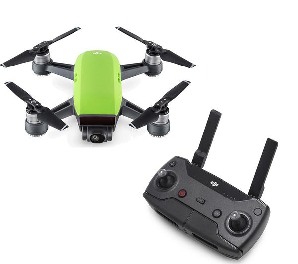 DJI Spark Drone & Controller Bundle, Green