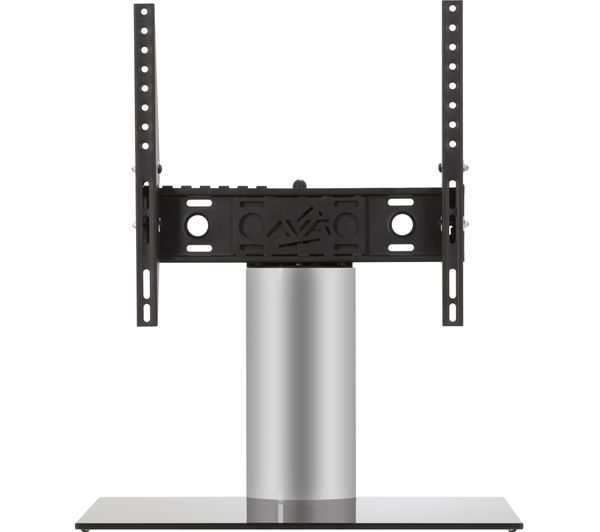 AVF B402BS 550 mm TV Stand with Bracket - Black & Sliver, Black