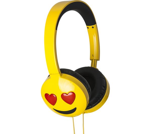 JAM JAMogi Lovestruck Kids Headphones - Yellow, Yellow