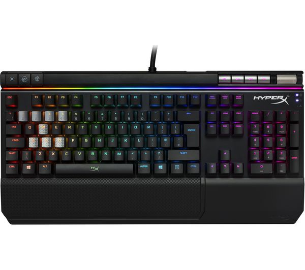 HYPERX Alloy Elite RGB Mechanical Gaming Keyboard, Red