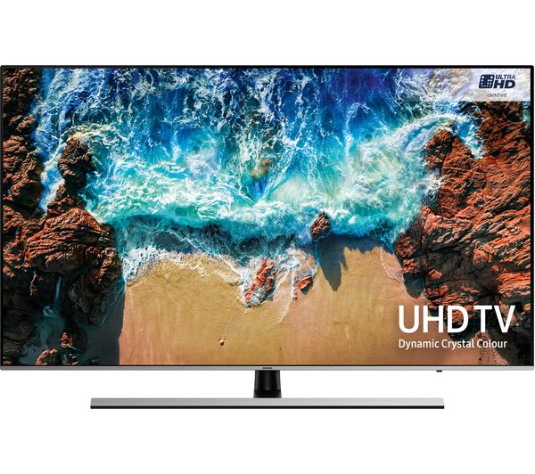 75"  SAMSUNG UE75NU8000 Smart 4K Ultra HD HDR LED TV, Green