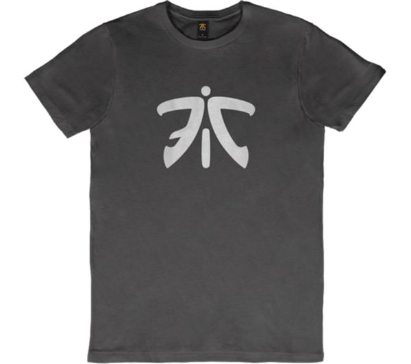 ESL Fnatic Ess Logo T-Shirt - Large, Grey, Grey