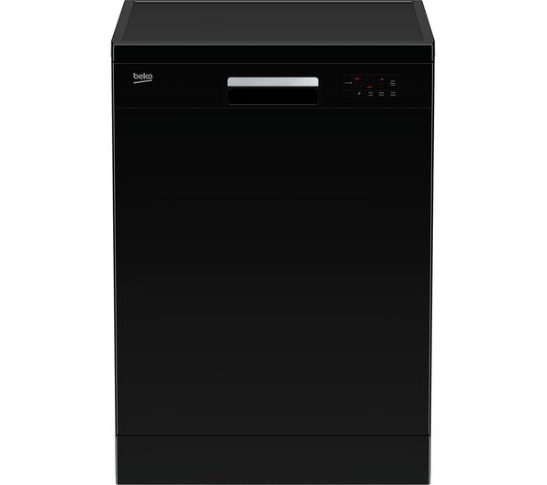 BEKO DFN16X10B Full-size Dishwasher - Black, Black