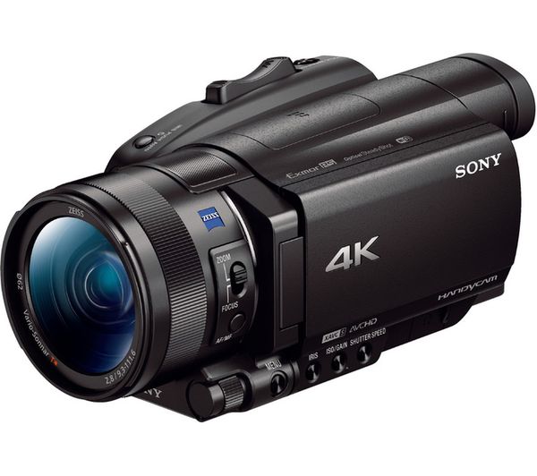 SONY FDR-AX100EB 4K Ultra HD Camcorder - Black, Black