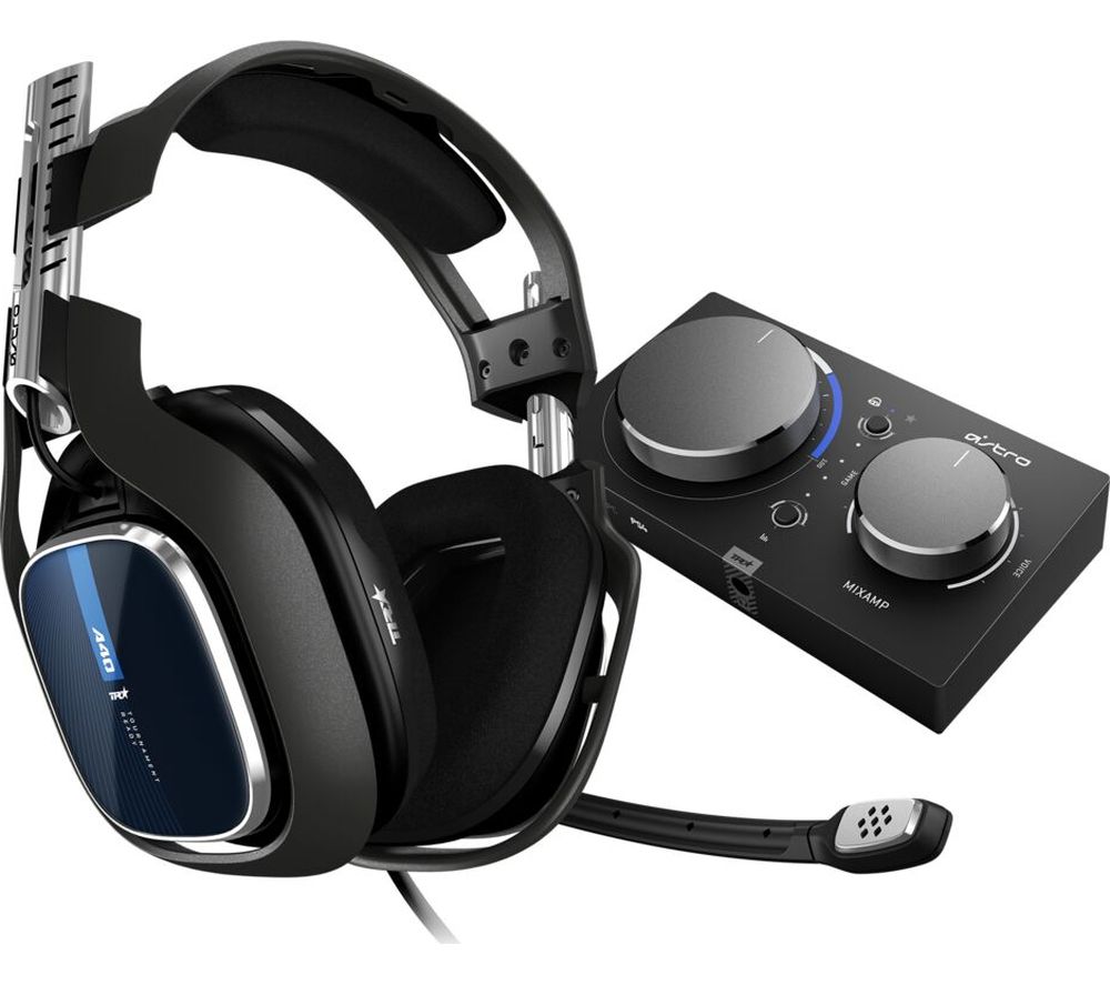 ASTRO A40TR Gaming Headset & MixAmp Pro - Black, Black