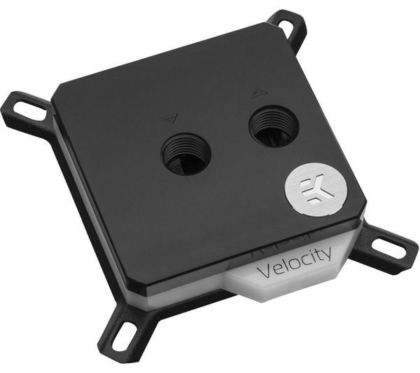 EK COOLING EK-Velocity Digital RGB CPU Water Block - Nickel & Acetal, Black