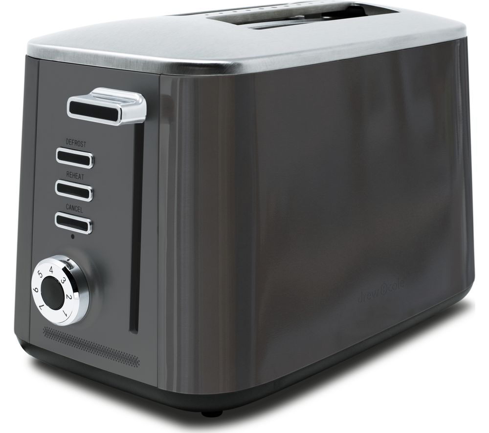 DREW & COLE Rapid 2-Slice Toaster - Charcoal, Charcoal