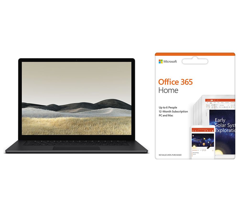 MICROSOFT 15” AMD Ryzen 5 Surface Laptop 3 & Office 365 Home Bundle - 1 year for 6 users
