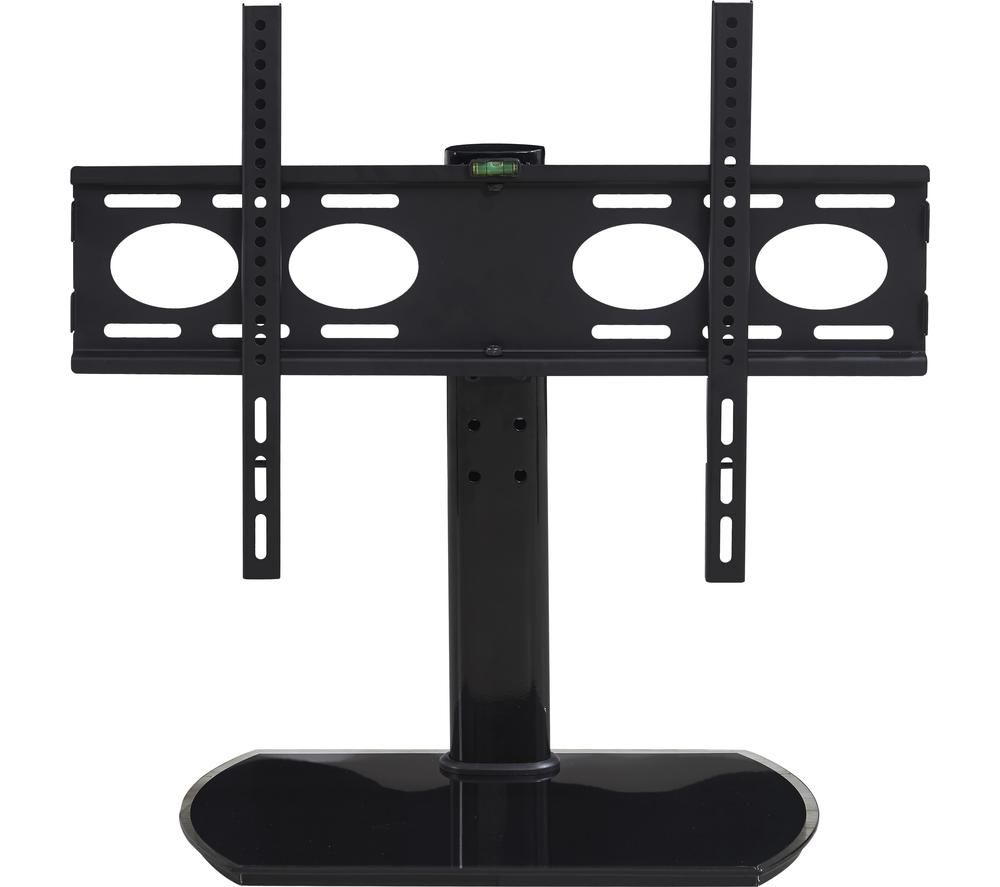TTAP PED64S 490 mm TV Stand with Bracket  Black, Black