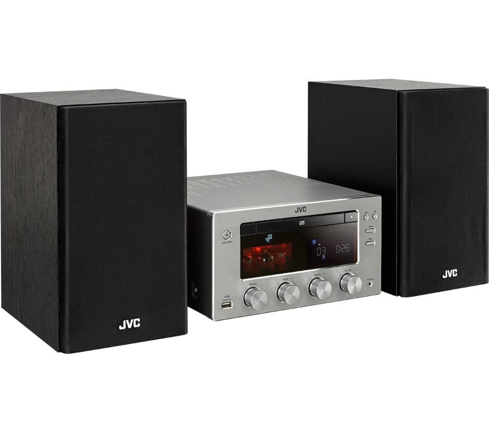 JVC UX-D150 Wireless Traditional Hi-Fi System - USB Connector, Titanium