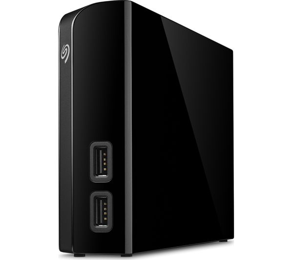SEAGATE Backup Plus External Hard Drive - 6 TB, Black, Black