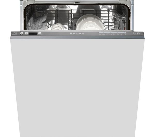 HOTPOINT LTF 8B019 Full-size Integrated Dishwasher, Graphite