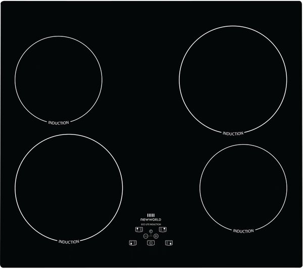 NEW WORLD NWIHT601 Electric Induction Hob - Black, Black