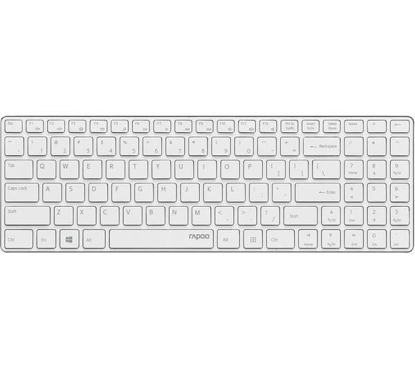 RAPOO E9110 Wireless Keyboard - White, White