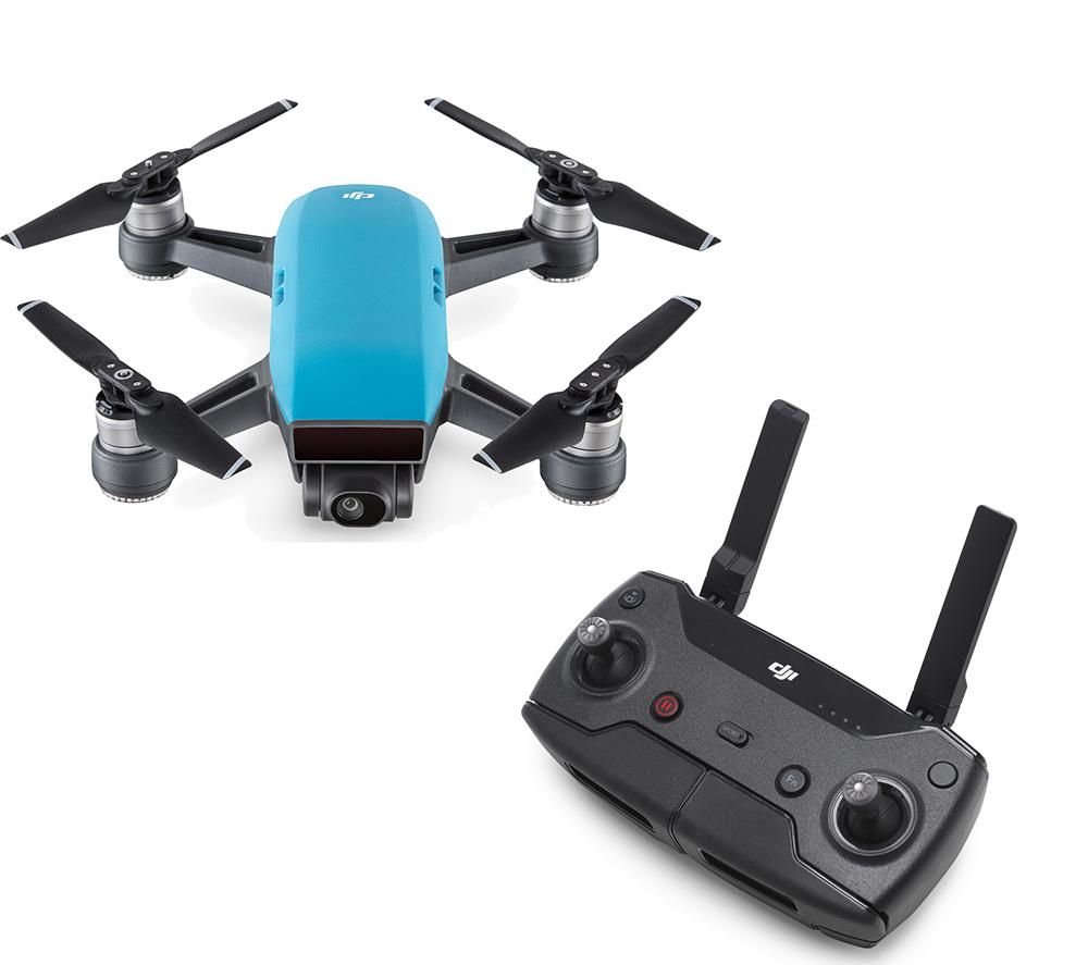 DJI Spark Drone & Controller Bundle, Blue
