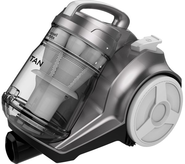 RUSSELL HOBBS RHCV4001 Titan Multi Cyclonic Cylinder Bagless Vacuum Cleaner - White & Grey, White