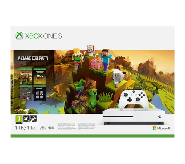 MICROSOFT Xbox One S with Minecraft
