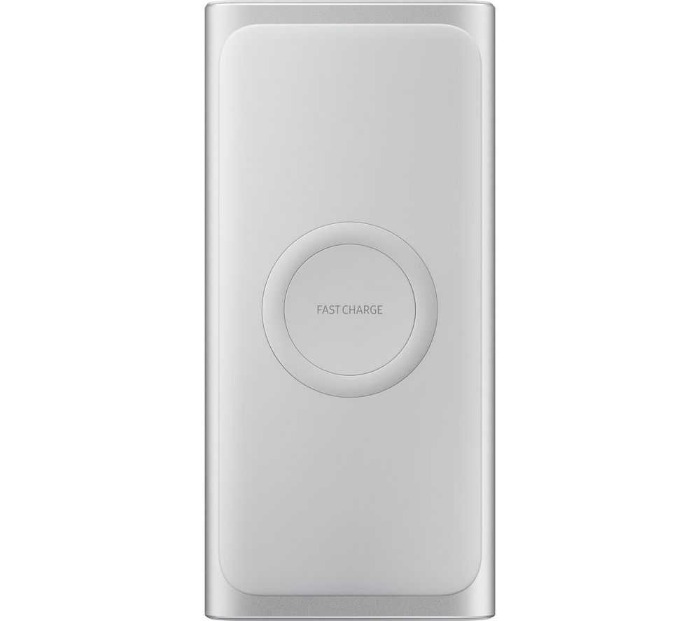 SAMSUNG Wireless Portable Power Bank - Silver, Silver