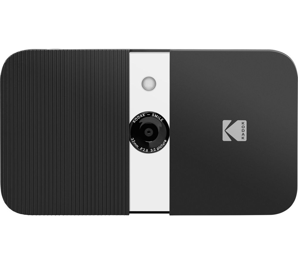 KODAK Smile Instant Digital Camera - Black & White, Black