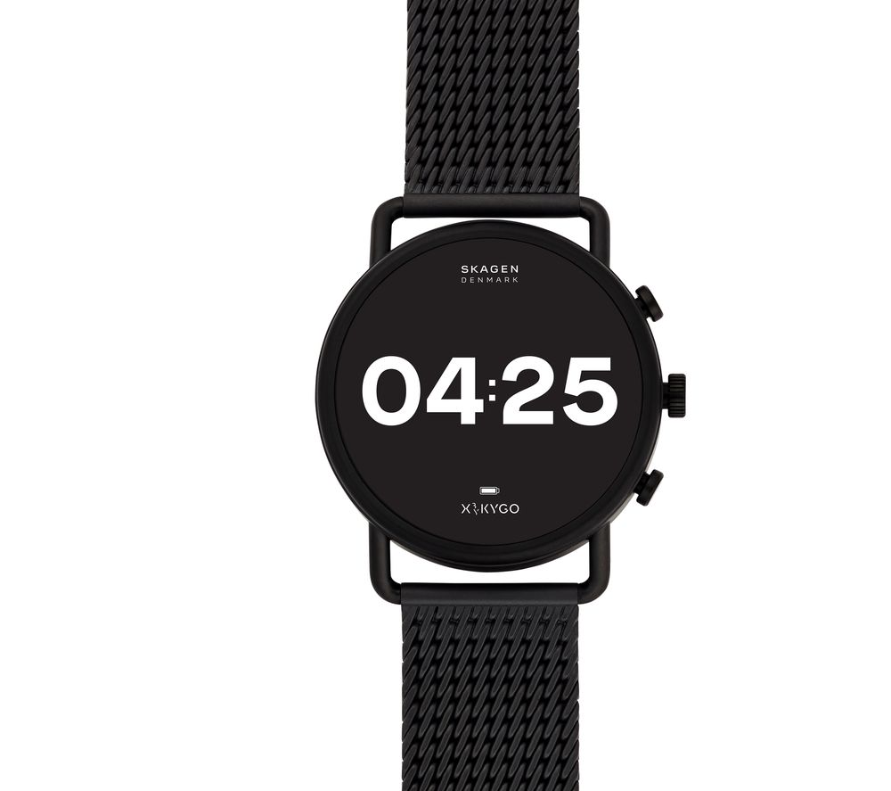 SKAGEN Falster 3 X by Kygo SKT5207 Smartwatch - Black, Silicone Strap, 42 mm