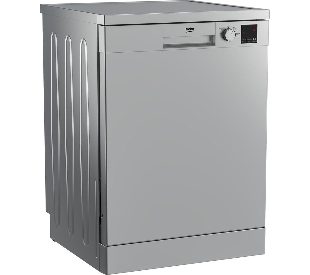 BEKO DVN04X20S Full-size Dishwasher - Silver, Silver