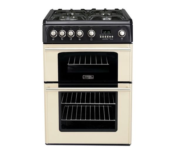 CANNON Professional 60 CH60GPCF Gas Cooker - Cream, Cream