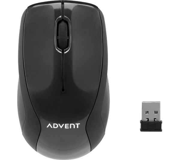 ADVENT AMWL 13 Wireless Optical Mouse, Black