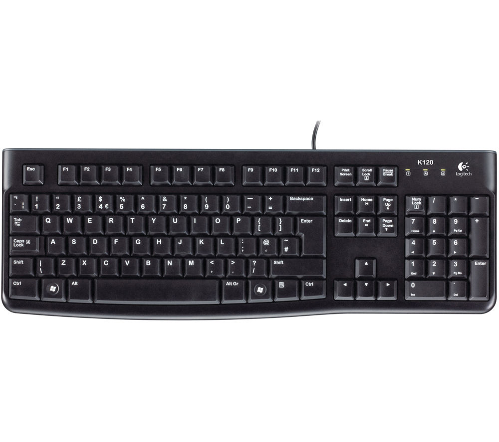 LOGITECH K120 Keyboard, White
