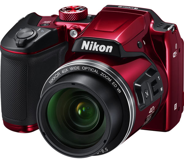 NIKON COOLPIX B500 Bridge Camera - Red, Red
