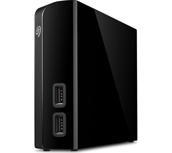 SEAGATE Backup Plus External Hard Drive - 8 TB, Black, Black