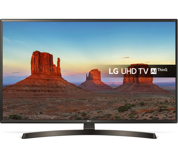 55"  LG 55UK6470PLC Smart 4K Ultra HD HDR LED TV, Gold