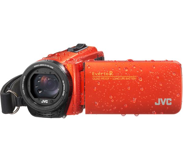 JVC GZ-R495DEK Camcorder - Orange, Orange