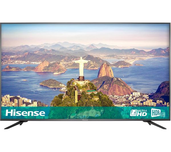 75" Hisense H75A6600UK  Smart 4K Ultra HD HDR LED TV, Gold