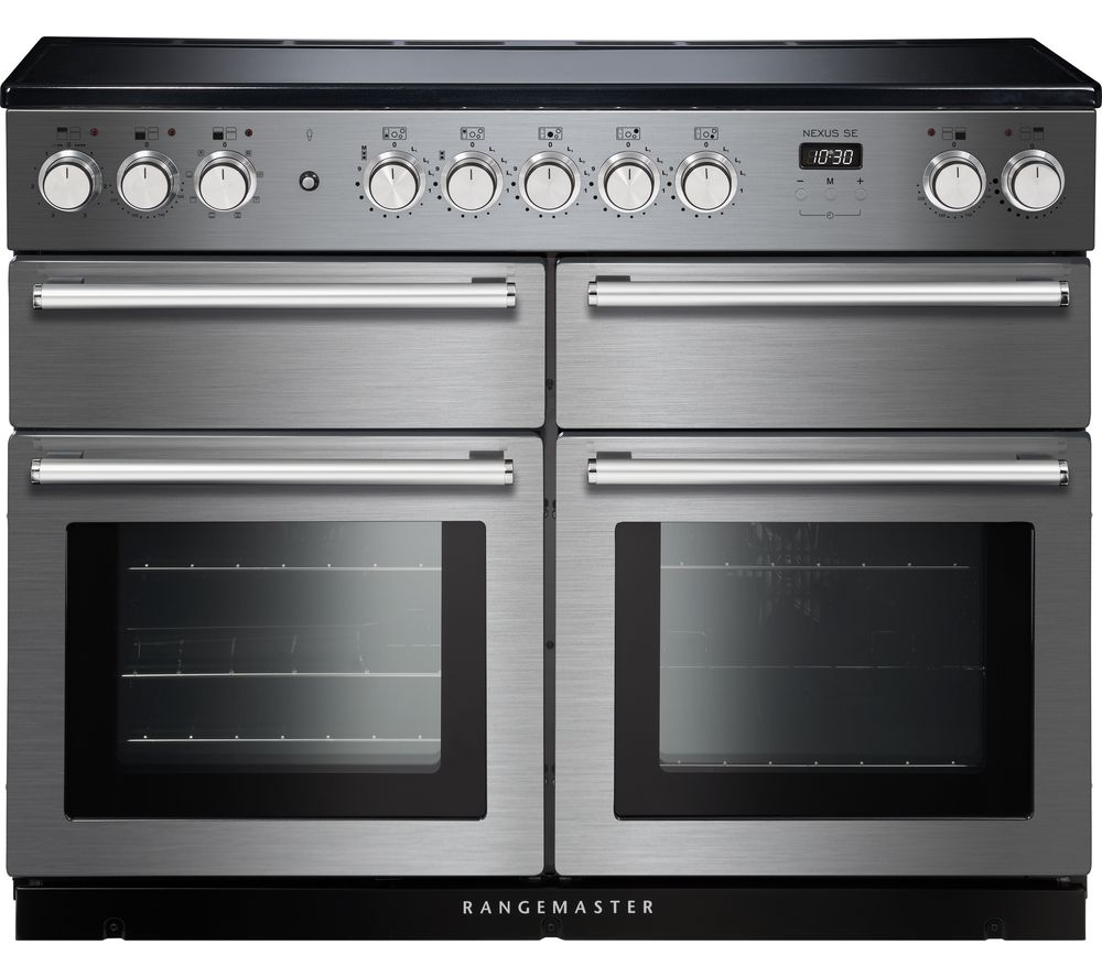 Rangemaster Nexus SE NEXSE110EISS/C 110 cm Electric Induction Range Cooker - Stainless Steel & Chrome, Stainless Steel