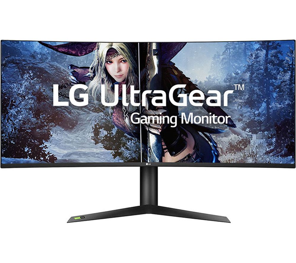 LG UltraGear 38GL950G-B Quad HD 38" Curved Nano IPS LCD Gaming Monitor - Black, Black