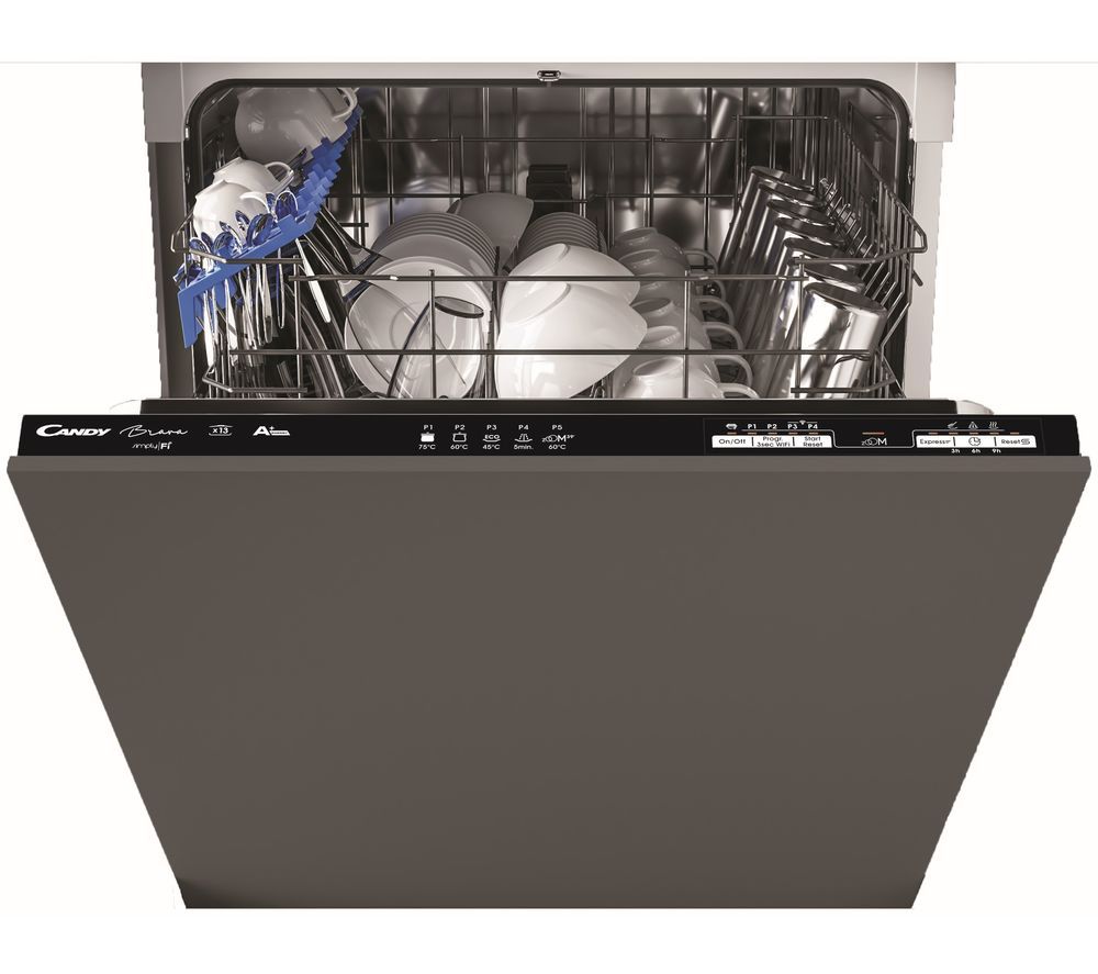 CANDY CB13L38B 80 Full-size Fully Integrated WiFi-enabled NFC Dishwasher