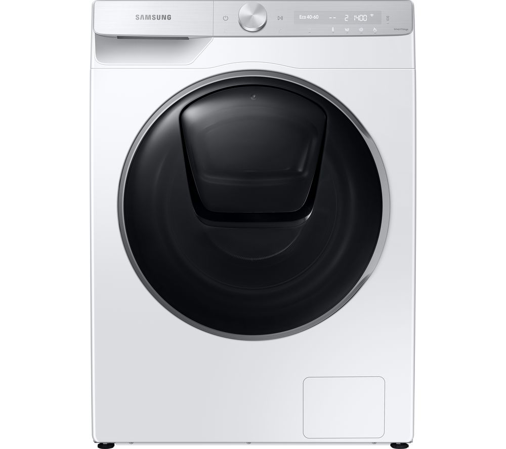 SAMSUNG QuickDrive WD90T984DSH/S1 WiFi-enabled 9 kg Washer Dryer  White, White