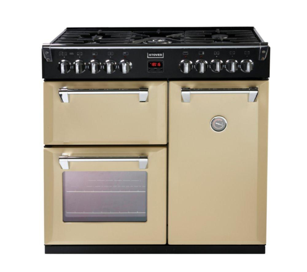 STOVES Richmond 900DFT Dual Fuel Range Cooker - Champagne